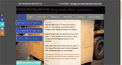 Desktop Screenshot of carlosmovingservices.com